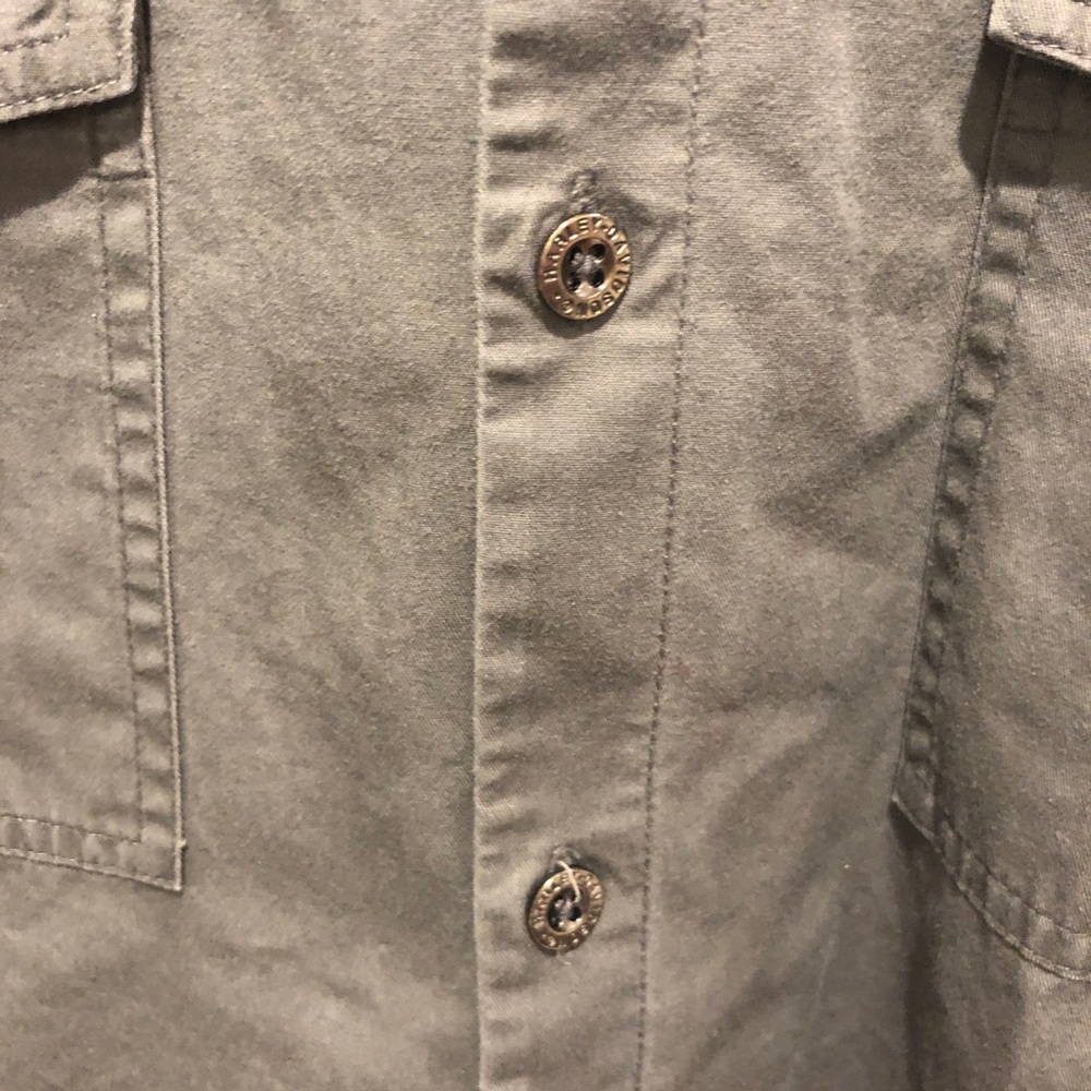 Men’s Garage Harley Davidson Gray Work Button Cas… - image 5